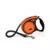 Guinzaglio da traino Flexi Xtreme 5 m, arancione/nero, taglia media (fino a 35 kg)