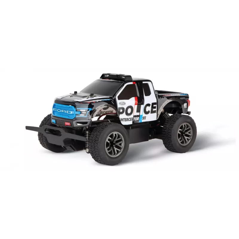 Auto radiocomandata CARRERA Ford F-150 Raptor Police modello RC 2,4-GHz