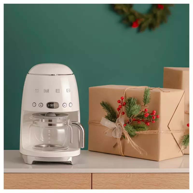 Smeg 50's Style DCF02CREU macchina per caffè 1,25 litri crema