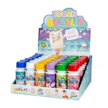 Set bolle Tuban DISPLAY SMALL SOAP BUBBLES MIX 36 PZ. x 60 ml