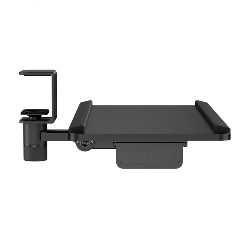 Supporto per tastiera sottoscrivania Maclean, carico max. 5 kg, regolabile in orizzontale e verticale, nero, MC-108 B