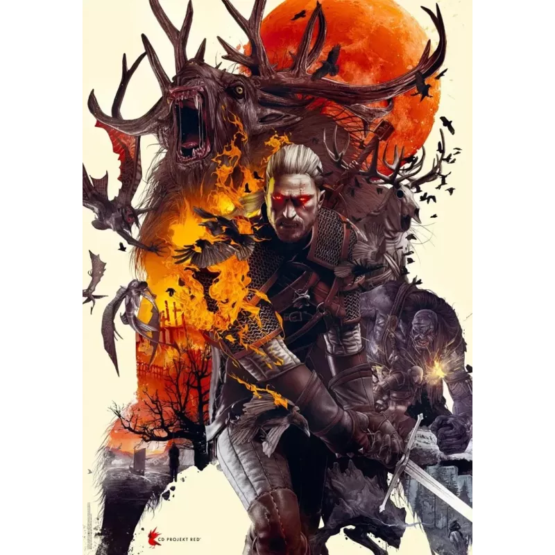 Good Loot Gaming Puzzle: The Witcher Monsters, 1000 pezzi