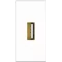 Kindermann Konnect flex 45 click - faceplate snap-in modulare - USB 2.0 Type-A - bianco, RAL 9010