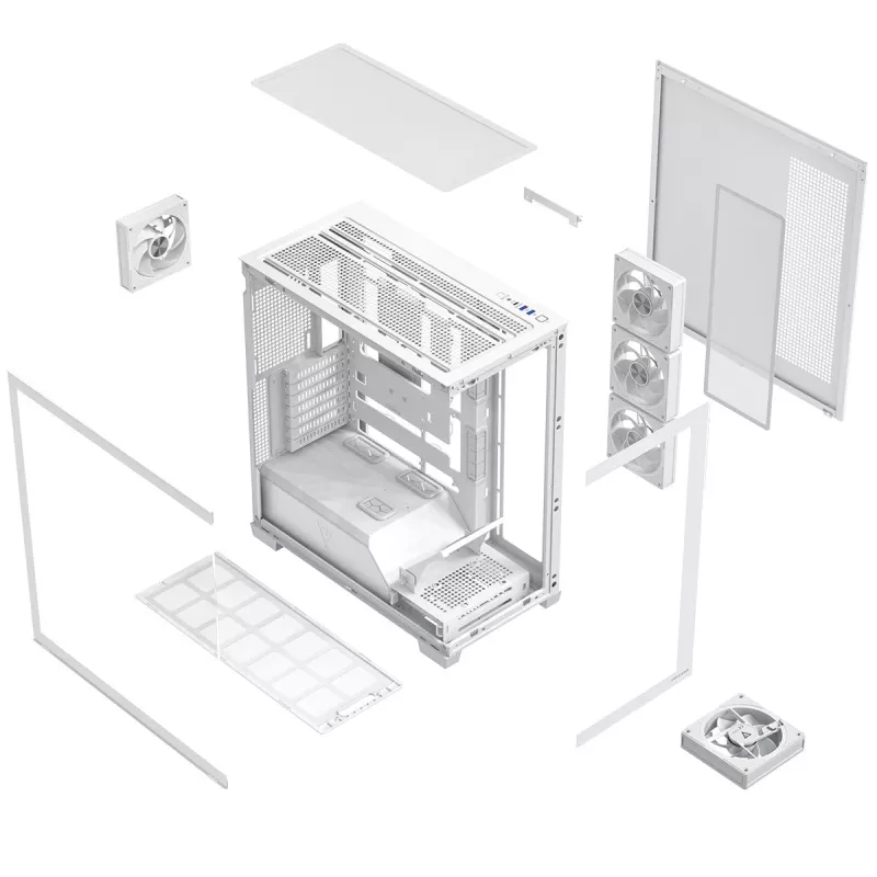 Modecom Volcano Stellar Plus ARGB Midi 5F bianco
