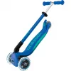 Primo Foldable Plus Lights, monopattino blu scuro/turchese
