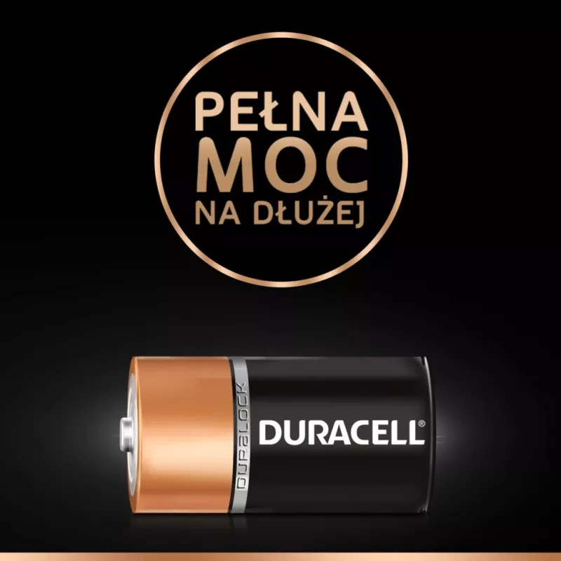 Batteria alcalina Duracell Basic C (LR14), confezione da 2