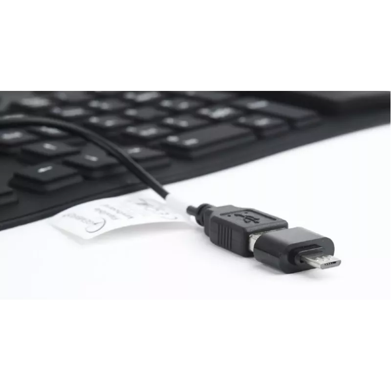 Tastiera in silicone USB+PS/2 nero
