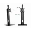 Supporto da tavolo per monitor Gembird MS-D1-01 regolabile in altezza nero