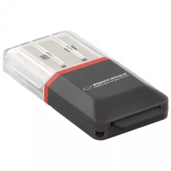Esperanza EA134K lettore di schede nero, argento, trasparente USB 2.0