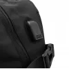 Zaino White Shark VOYAGER GBP-012 — nero, design resistente e idrorepellente