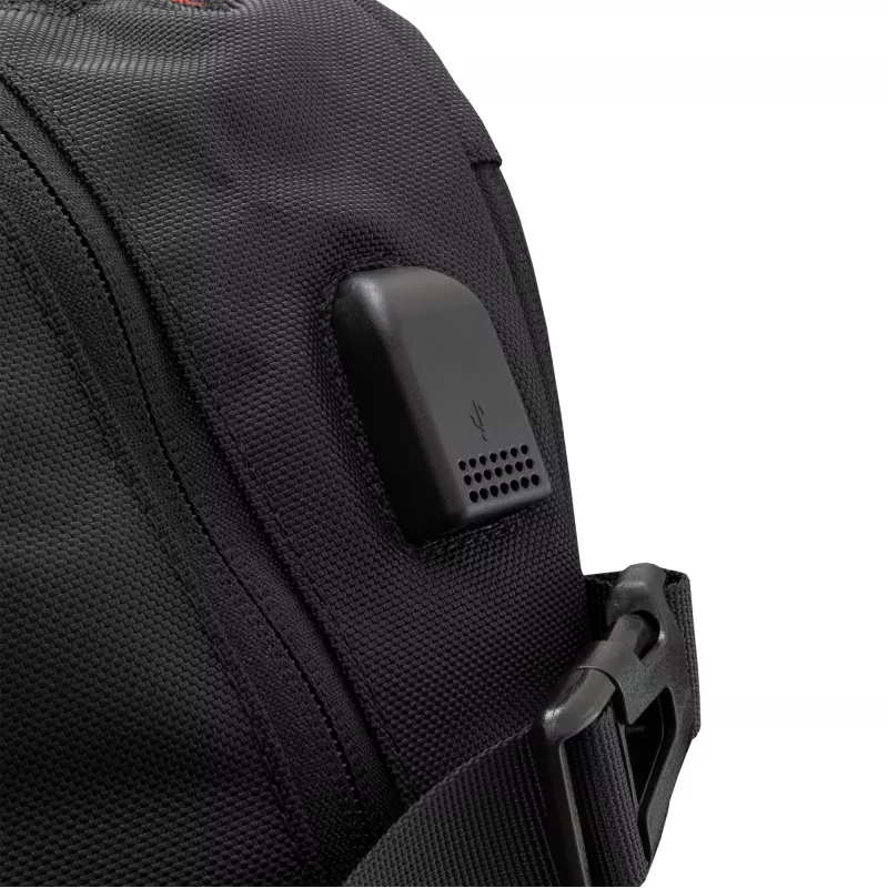 Zaino White Shark VOYAGER GBP-012 — nero, design resistente e idrorepellente