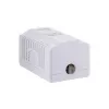 Presa di connessione Lanberg OU5-0001-W RJ-45 bianca