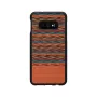 Custodia per smartphone man and wood per Galaxy S10e — scacchi marroni con bordo nero