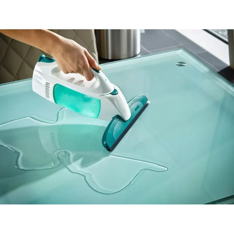 Leifheit puliscivetri Window Vacuum Glass Cleaner Dry&Clean con manico e spazzola 51003