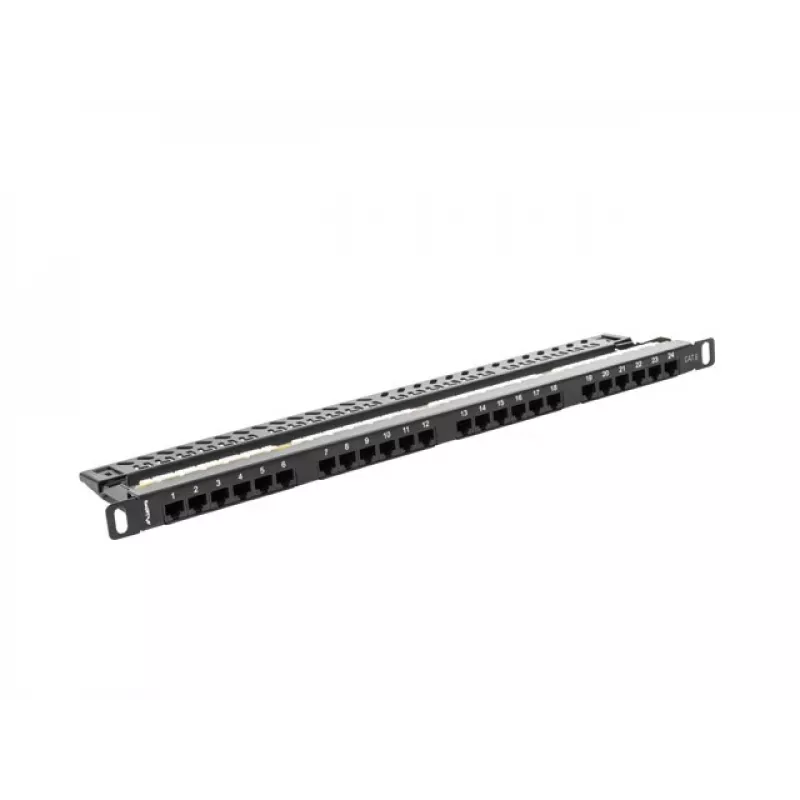 Patch panel Lanberg PPU6-0024-B 0,5HE