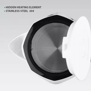 Bollitore elettrico Maestro MR-058-WHITE 1,8 L, 2000 W, senza filo, filtro rimovibile