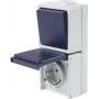 as - Schwabe 62455 interruttore da parete IP54 grigio (62455)