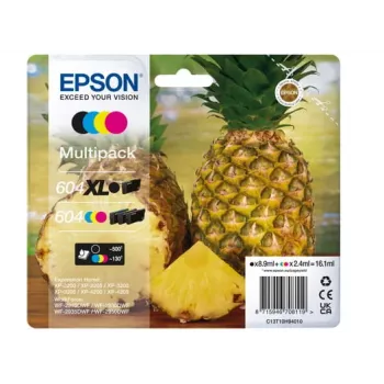 Epson 604XL Cartuccia d'inchiostro 4 pz. originale portata alta (XL) nero, ciano, magenta, giallo