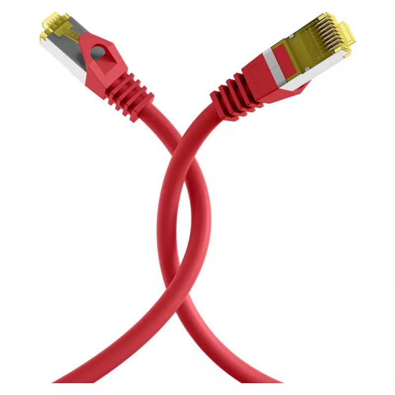 EFB-Elektronik cavo patch RJ45 Cat.6A S/FTP LSZHCat.7 cavo grezzo rosso 0,15 m produttore: EFB Elektronik (MK7001.0,15R)