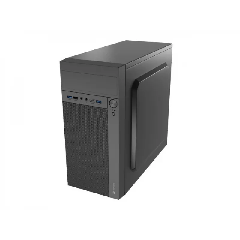 Case PC NATEC Helix Mini Tower nero — microATX/Mini-ITX, 3×3,5