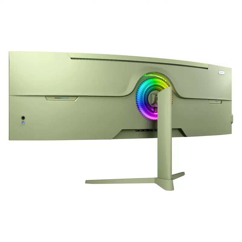 Monitor per computer curvo Arozzi Nova 49 pollici (124,5 cm) Dual QHD 5120×1440 LED VA, 4 ms, verde