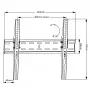 MACLEAN BRACKETS MC-862 supporto TV originale extra stabile regolabile montaggio semplice 26-55 40kg universale nero max Vesa 400x400