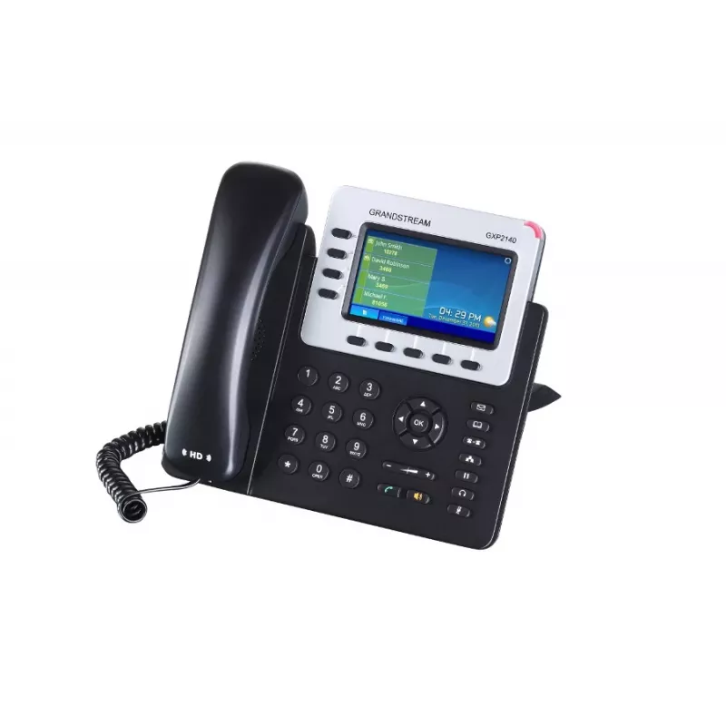 Telefono IP Grandstream Networks GXP-2140 nero 4 linee TFT
