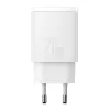 Caricabatterie da parete Baseus Compact 1x USB-A + 1x USB-C 3A, adattatore da viaggio compatto