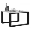 MODERN MINI tavolo 67x67x40 cm bianco/nero