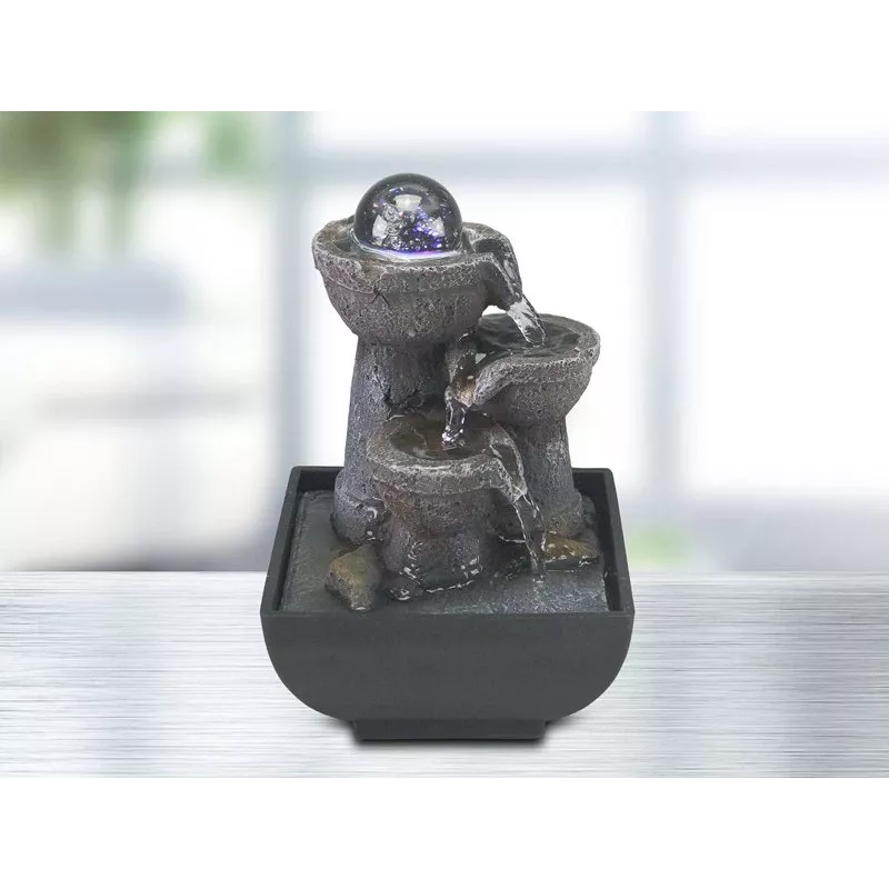 Beper P201UTP200 fontana d'acqua Zen Faro con illuminazione LED
