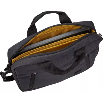 Case Logic Huxton | Compatibile con laptop fino a 13,3 pollici | Cartella porta laptop | nero | tracolla