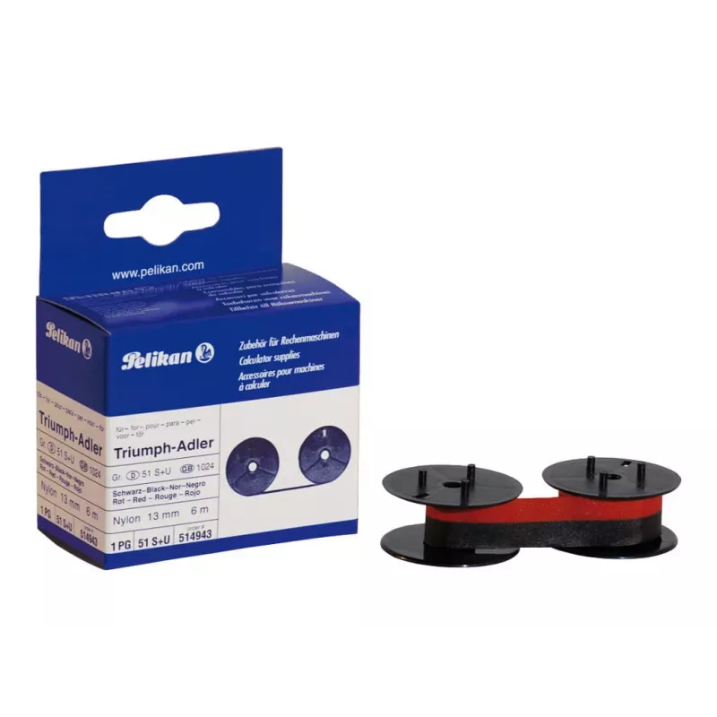 Pelikan nastro 514943 compatibile con Canon GR.51 B/R 6M ST 2PC ST