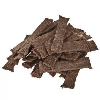 Snack per cani PETITTO strisce monoproteiche di manzo 400 g — snack ipoallergenico monoproteico di manzo per cani adulti