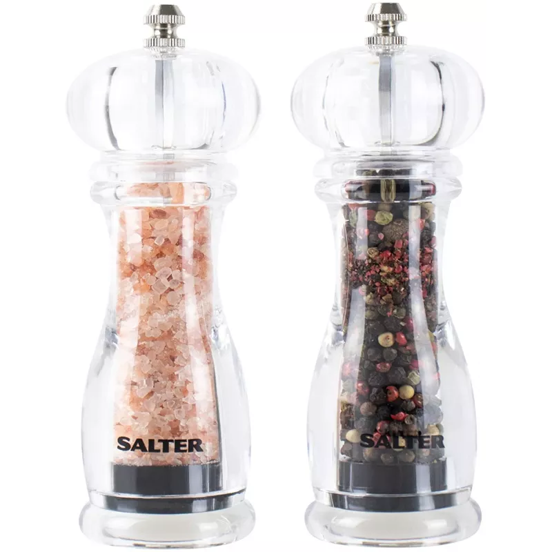 Set macina sale e pepe Salter 7606 CLXR trasparente