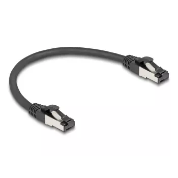 Cavo di rete DeLOCK 80566 RJ-45 Cat8.1 0,25 m nero