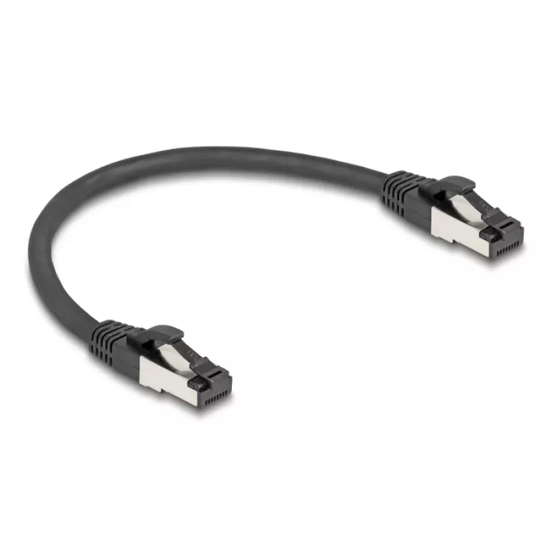 Cavo di rete DeLOCK 80566 RJ-45 Cat8.1 0,25 m nero