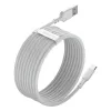 Cavo USB Baseus TZCATZJ-02 1,5 m USB A USB C bianco