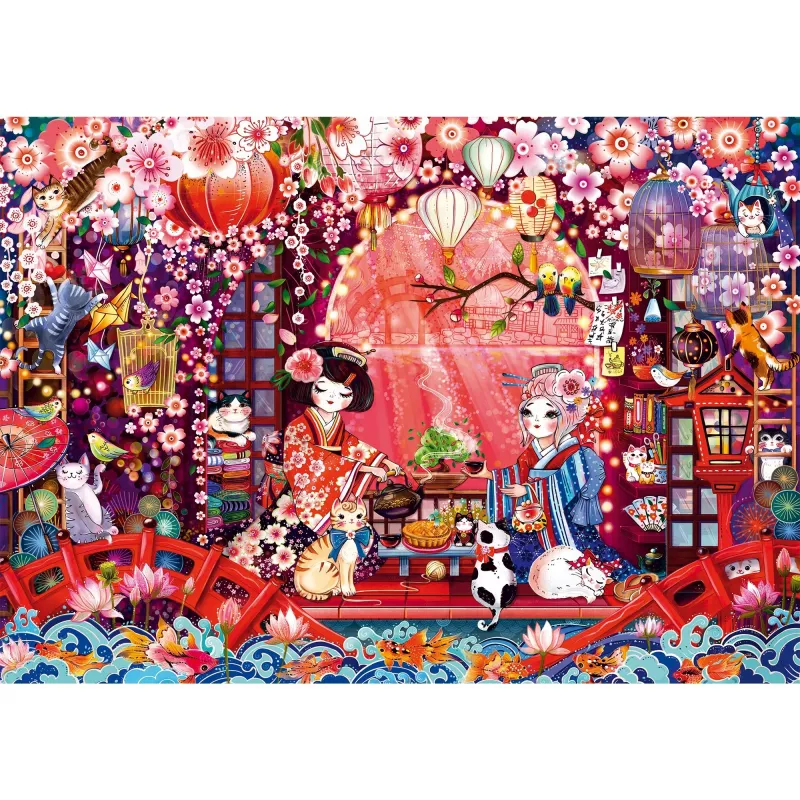 Cerimonia del tè giapponese, puzzle 500 pezzi