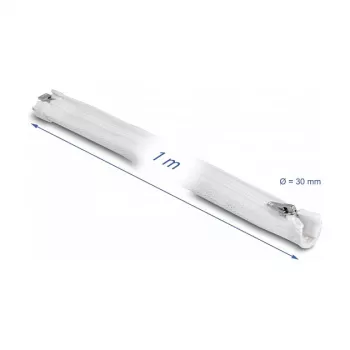 Guaina intrecciata DeLOCK 20822 1 m x 30 mm bianco