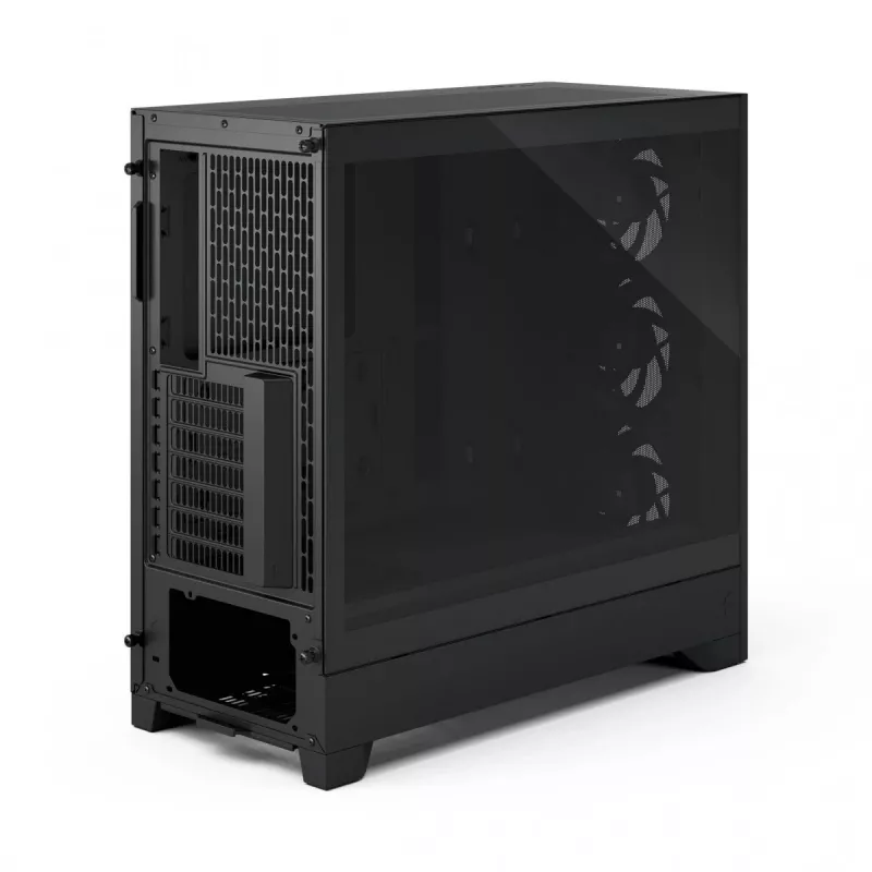 Case PC Fractal Design Pop 2 Air Black TG Midi Tower – ATX, 3 ventole frontali da 120 mm, supporta unità da 2,5
