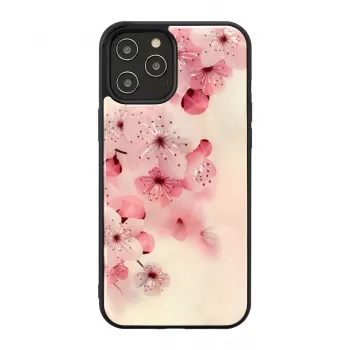 Custodia iKins per Apple iPhone 12 Pro Max – design fiori di ciliegio