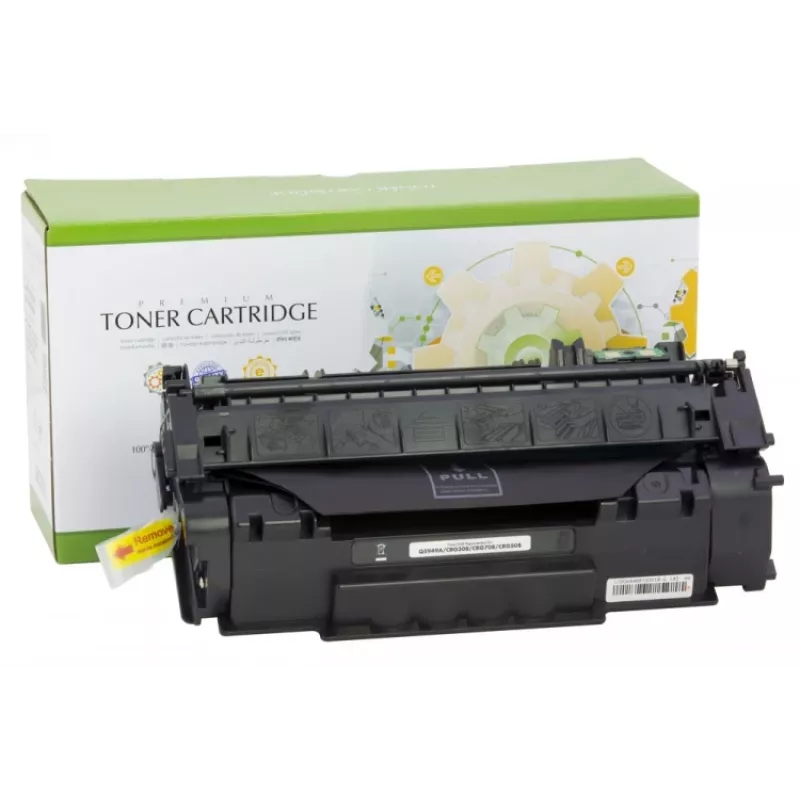 Compatibile Static-Control Hewlett-Packard Q5949A/Q7553A/CRG-708/CRG-715, nero, 3000 pagine