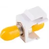 Connettore in fibra ottica keystone ShiverPeaks 08-10220 ST-ST simplex monomodale giallo