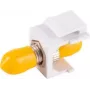 Connettore in fibra ottica keystone ShiverPeaks 08-10220 ST-ST simplex monomodale giallo