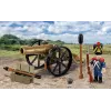 Set di costruzioni artigliere francese con cannone, 97 pezzi