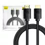 Cavo HDMI Baseus High Definition Series 2.1, 8K 60Hz, 3D, HDR, 48Gbps, 2 m (nero)