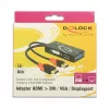 Adattatore per cavo video DeLOCK 62959 HDMI USB DVI-I VGA 0,135 m