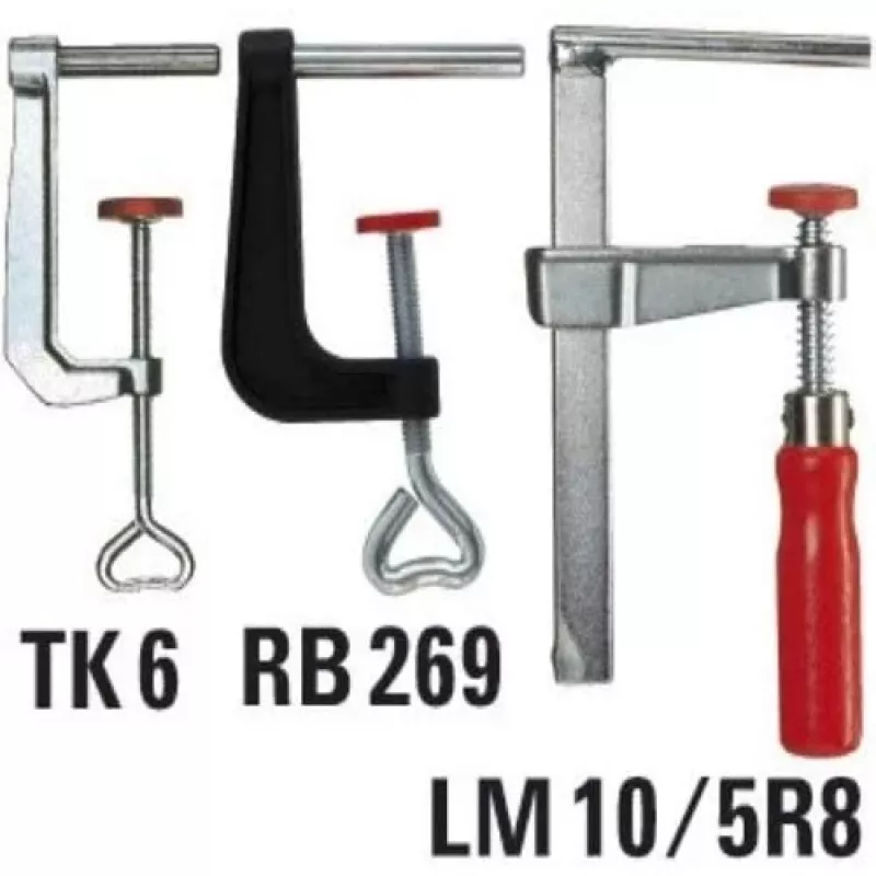 Bessey LM10/5R8 - acciaio - legno - zinco