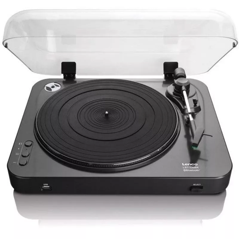 Giradischi a trasmissione a cinghia Lenco LBT-120BK nero semiautomatico