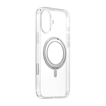 Custodia magnetica per cellulare Baseus SkyRing P6016100A201-04 trasparente 360° con supporto